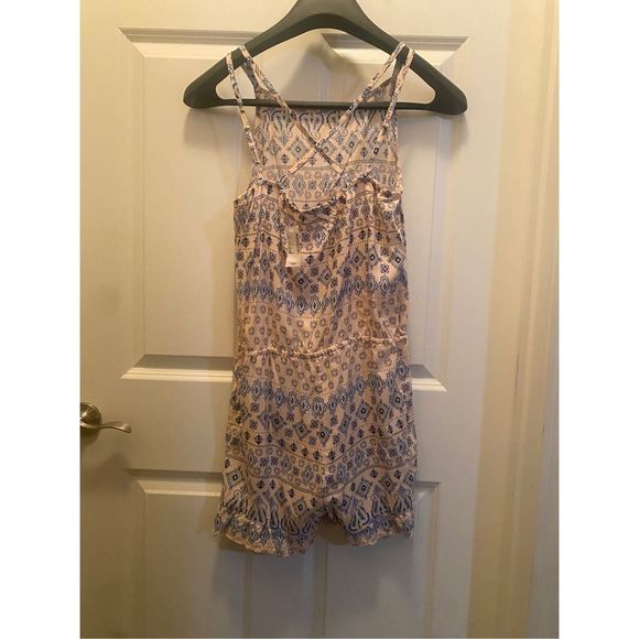 NWT • Girl’s • The Children’s Place • Light Pink Paisley Romper • Size 16 - Picture 2 of 3